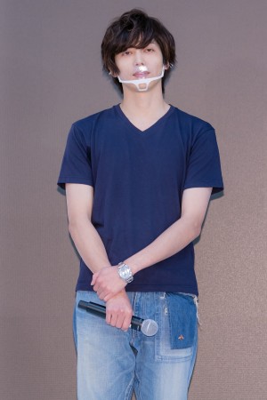 ドラマ『ほぼ日の怪談。』完成発表記者会見に登場した染谷俊之