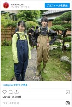 横浜流星＆浜辺美波、完全防備のウエットスーツ姿　※『私たちはどうかしている』公式インスタグラム