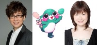 アニメーション映画『君は彼方』に出演する（左から）山寺宏一、ギーモンのキャラクタービジュアル、大谷育江