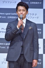 三井住友カード 新CM発表会に登場した小栗旬