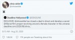 オリヴィア・ワイルドがクモの絵文字で反応　※「オリヴィア・ワイルド」ツイッター
