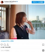 ばっさーのかわいすぎるゴチ制服ショット ※「本田翼」インスタグラム