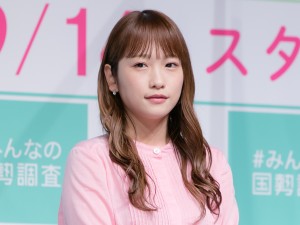 ＃みんなの国勢調査キックオフイベントに登場した川栄李奈