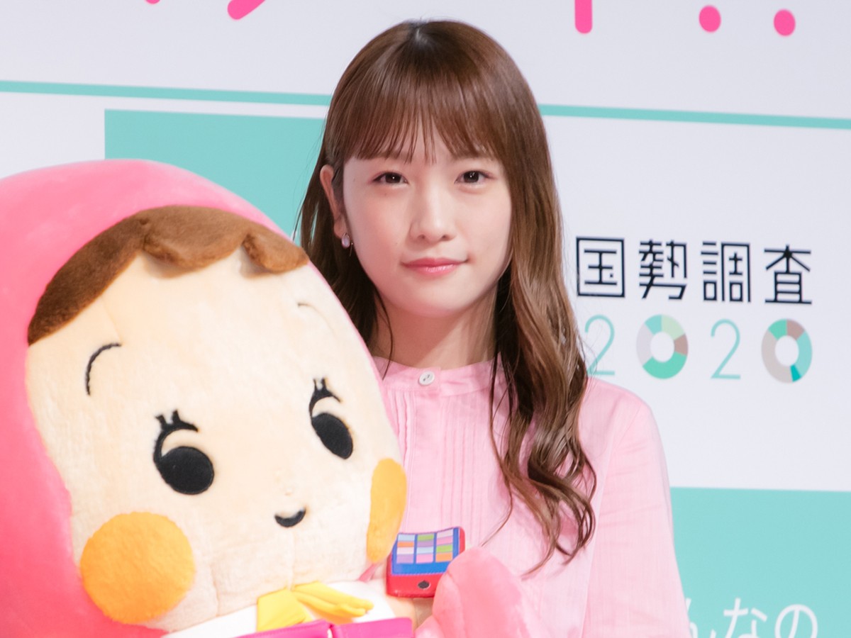 #みんなの国勢調査キックオフイベントに登場した川栄李奈