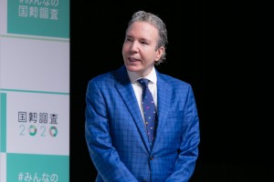 ＃みんなの国勢調査キックオフイベントに登場したデーブ・スペクター