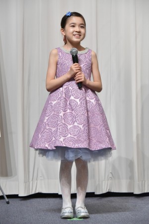 映画『喜劇 愛妻物語』 大ヒット祈願！公開直前イベントに登場した新津ちせ