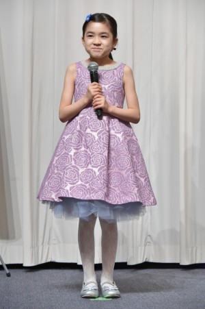 映画『喜劇 愛妻物語』 大ヒット祈願！公開直前イベントに登場した新津ちせ