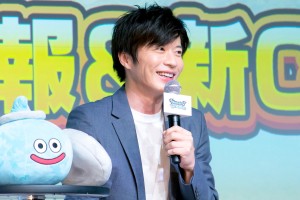 『ドラゴンクエストウォーク』1周年記念 新情報&新CM発表会に登場した田中圭