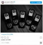 ハッシュタグ「＃BIGLOVE」と共に警察手帳の写真をアップ　※「綾野剛」インスタグラム