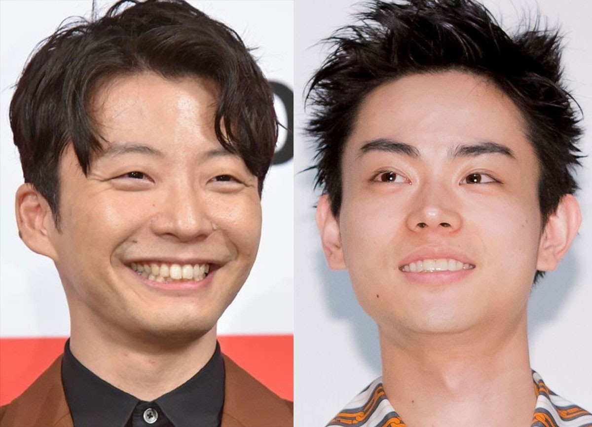 星野源「つかまえた」、菅田将暉を優しく“確保”　オフショットに反響