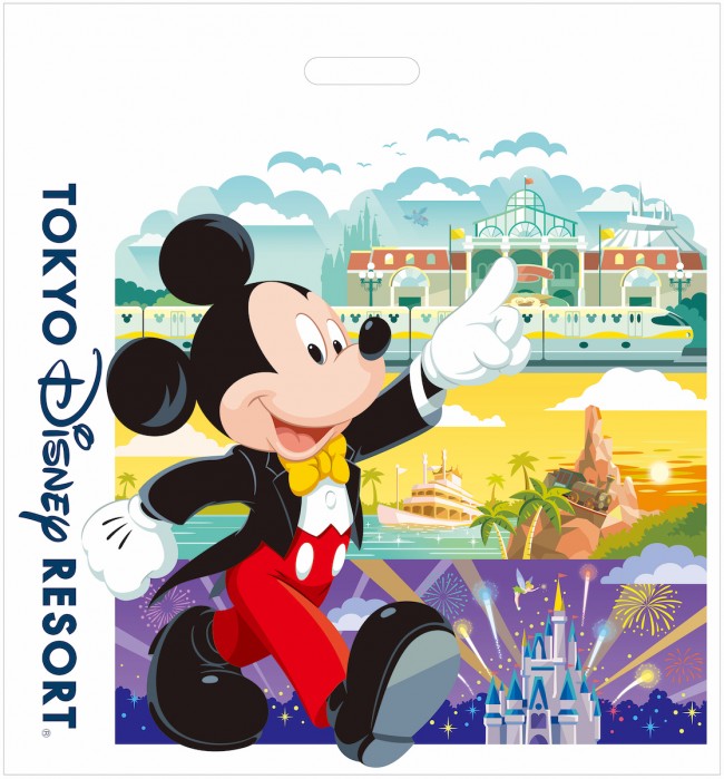 東京ディズニーリゾート 10 1から買い物袋を有料化 デザインも新しく 年9月7日 おでかけ クランクイン トレンド