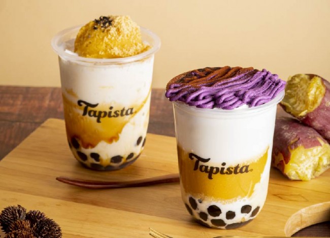 「Tapista」秋限定デザートドリンク発売！　和＆洋のさつま芋スイーツを表現