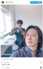 眞栄田郷敦＆宮尾俊太郎、『わたナギ』2ショット　※「宮尾俊太郎」インスタグラム