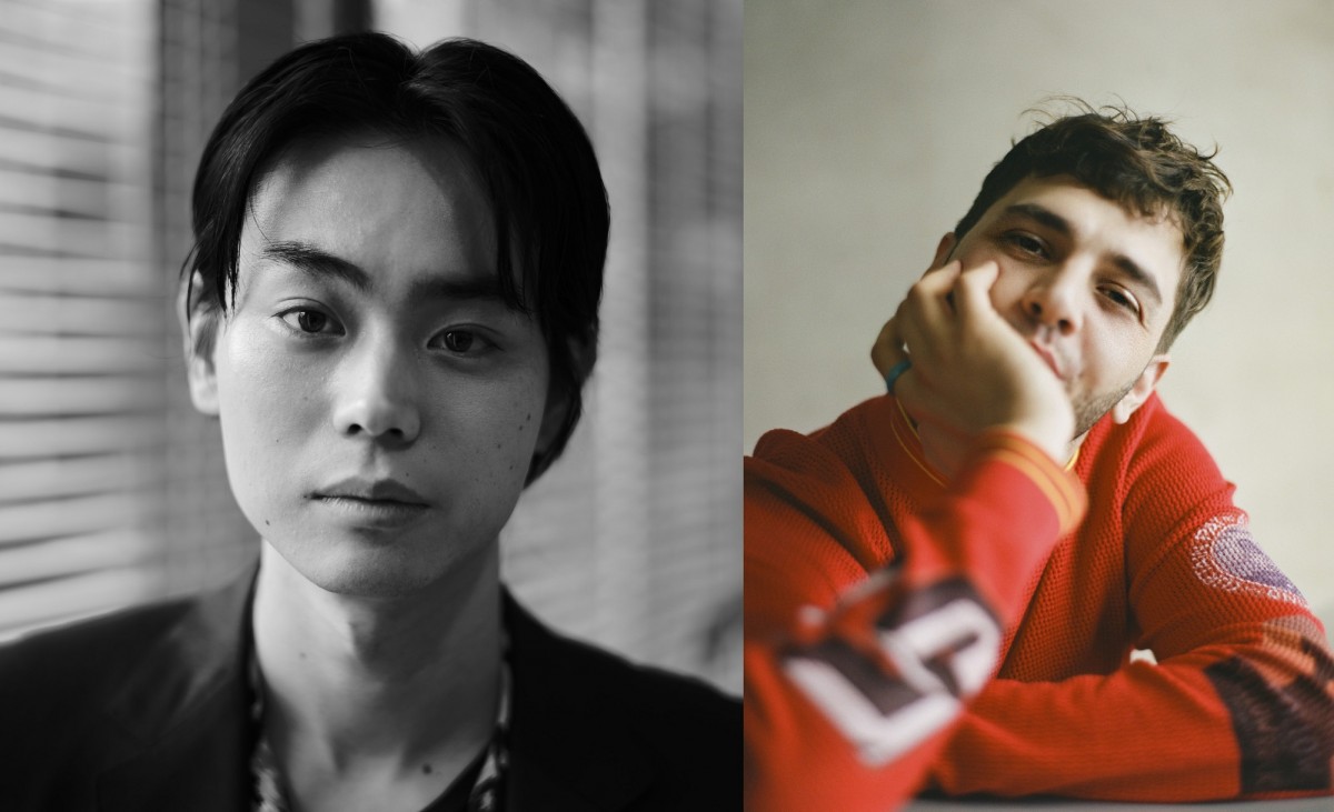 映画『マティアス&マキシム』(左から)特別映像で朗読を務める菅田将暉、監督のグザヴィエ・ドラン