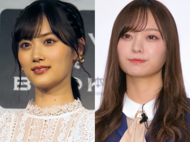 （左から）乃木坂46・山下美月、梅澤美波