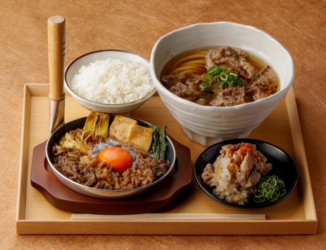 「丸亀製麺」夜限定“神戸牛メニュー”発売！　「神戸牛づくし膳」は1日限定4食