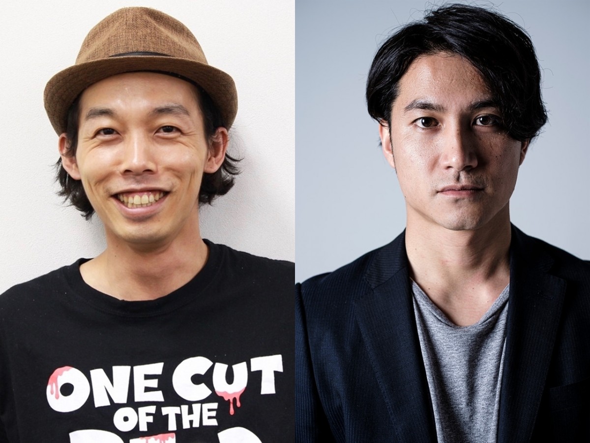 (左から)映画『ポプラン』監督の上田慎一郎、主演の皆川暢二