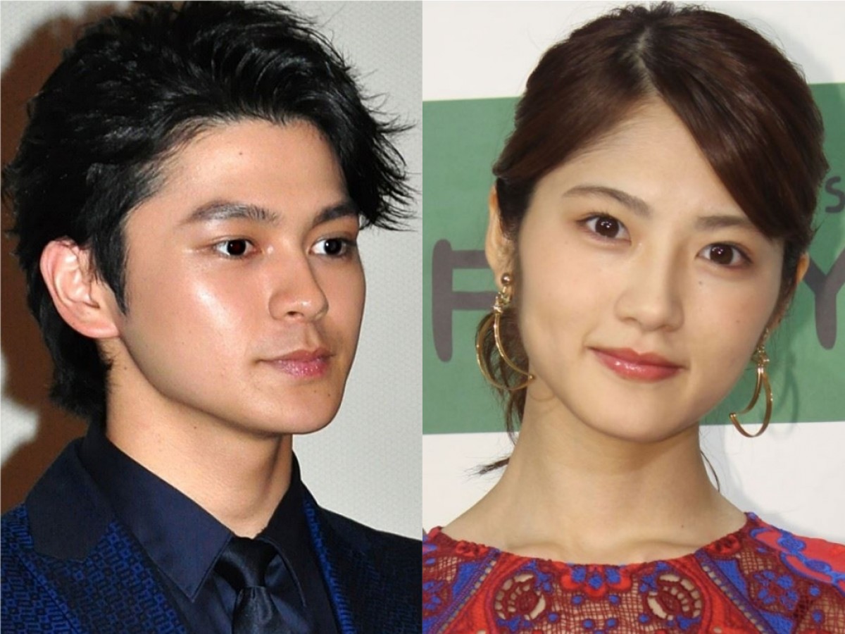 (左から)眞栄田郷敦、若月佑美
