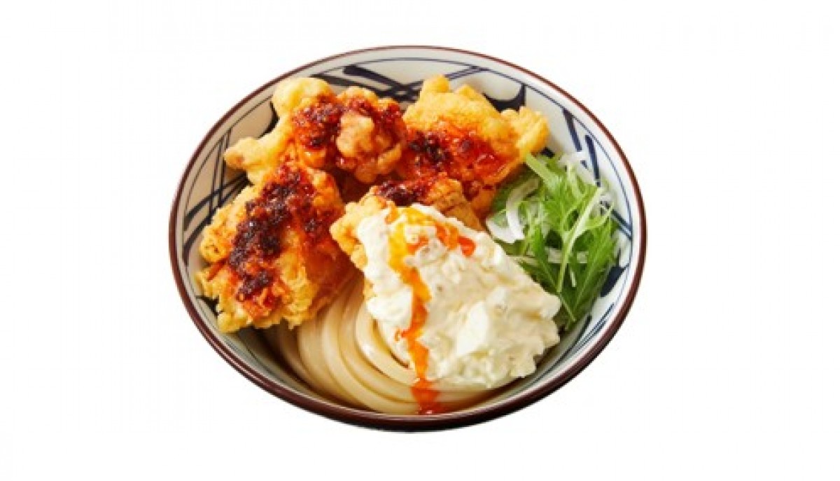 丸亀製麺「タル鶏天ぶっかけうどん」