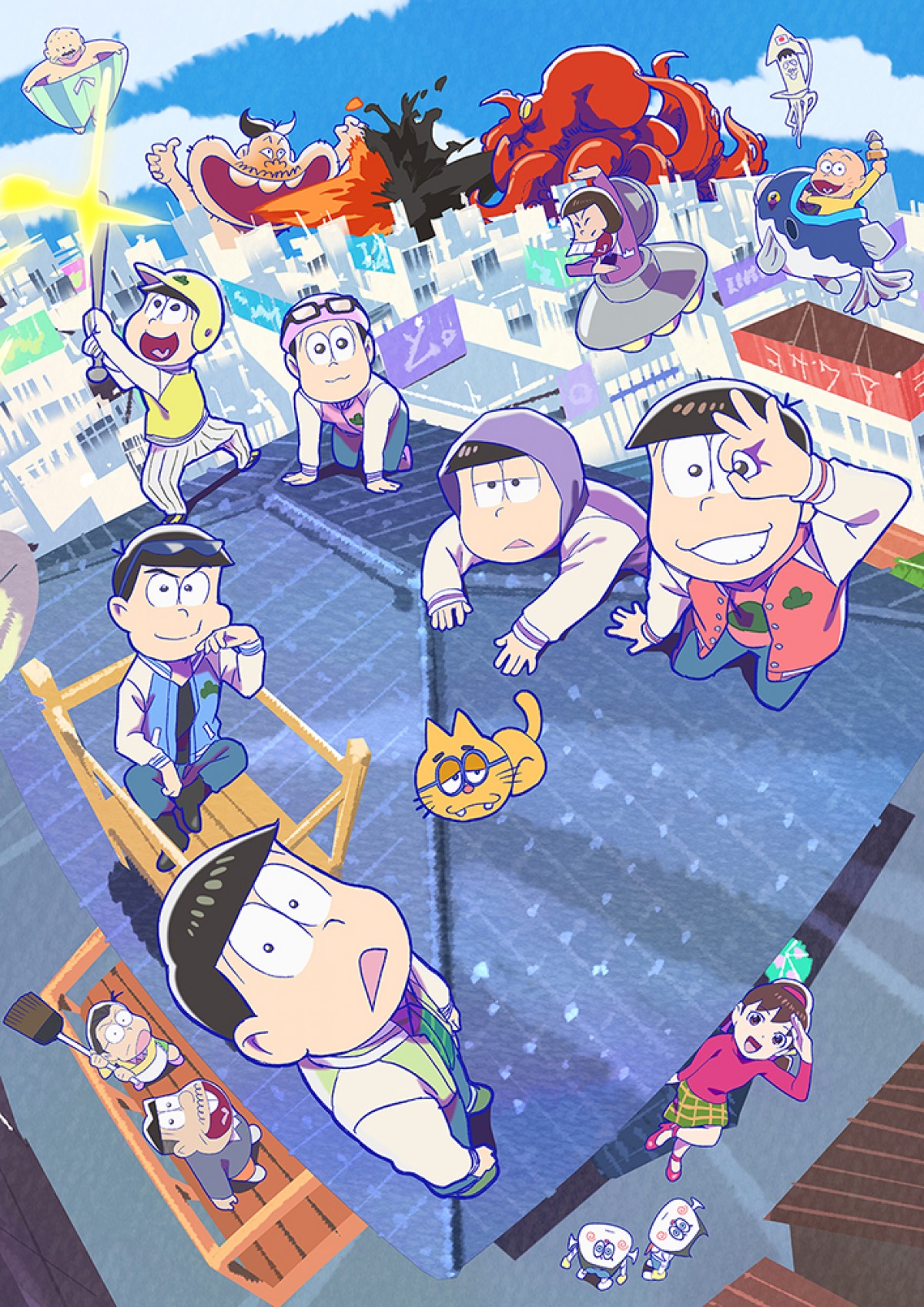 『おそ松さん』イベント「フェス松さん’21」生配信決定　6つ子の“カジノ”ビジュアル公開