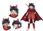 テレビアニメ『半妖の夜叉姫』もろはのキャラクタービジュアル