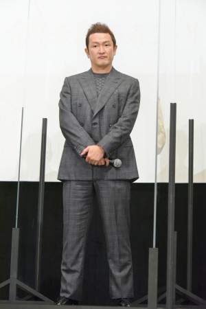 映画『みをつくし料理帖』完成披露試写会に登場した中村獅童