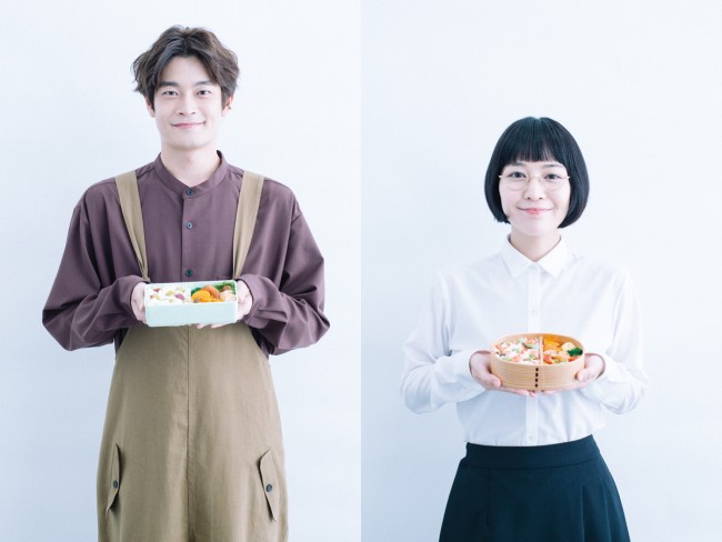 （左から）ドラマ『ハルとアオのお弁当箱』でW主演を務める、井之脇海、吉谷彩子