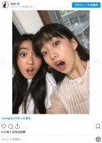 Koki Cocomi姉妹 キュートなキス顔 変顔ショットを披露 年9月21日 エンタメ ニュース クランクイン