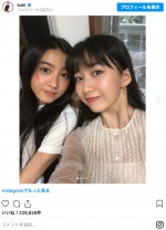 【写真】Koki，Cocomi姉妹、キュートなキス顔＆変顔ショットを披露