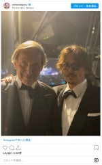 ジョニー・デップも参加　※「サイモン・ド・ピューリー」インスタグラム