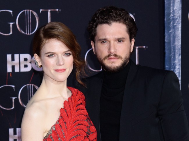 ローズ・レスリー、キット・ハリントン、Rose Leslie、Kit Harington、April 3，2019