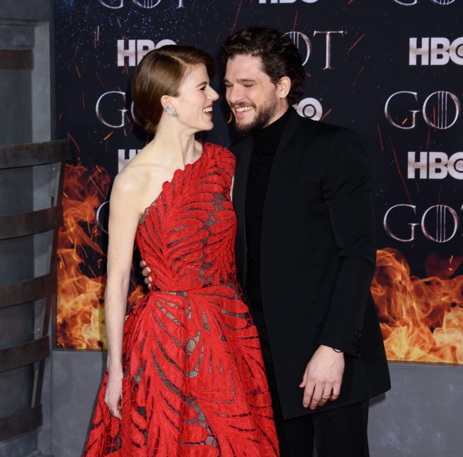 ローズ・レスリー、キット・ハリントン、Rose Leslie、Kit Harington、April 3，2019