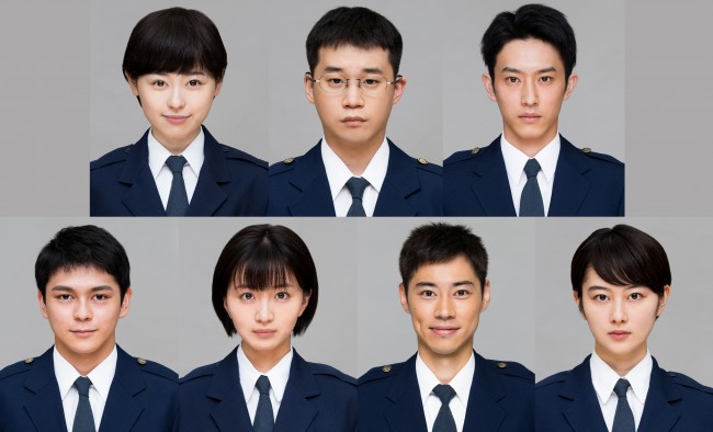 『教場2』で生徒を演じる(上段左から)福原遥、矢本悠馬、杉野遥亮、(下段左から)眞栄田郷敦、岡崎紗絵、戸塚純貴、高月彩良