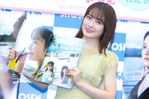写真集『Crossroads』発売記念イベントに登場したモーニング娘。’20・森戸知沙希