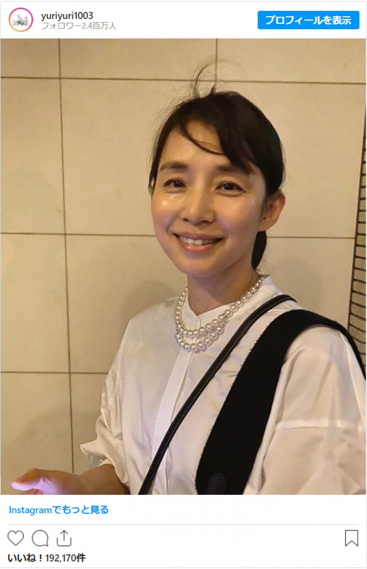 石田ゆり子、51歳の誕生日に誓い「人生を諦めずに噛み締めて生きていきたい」