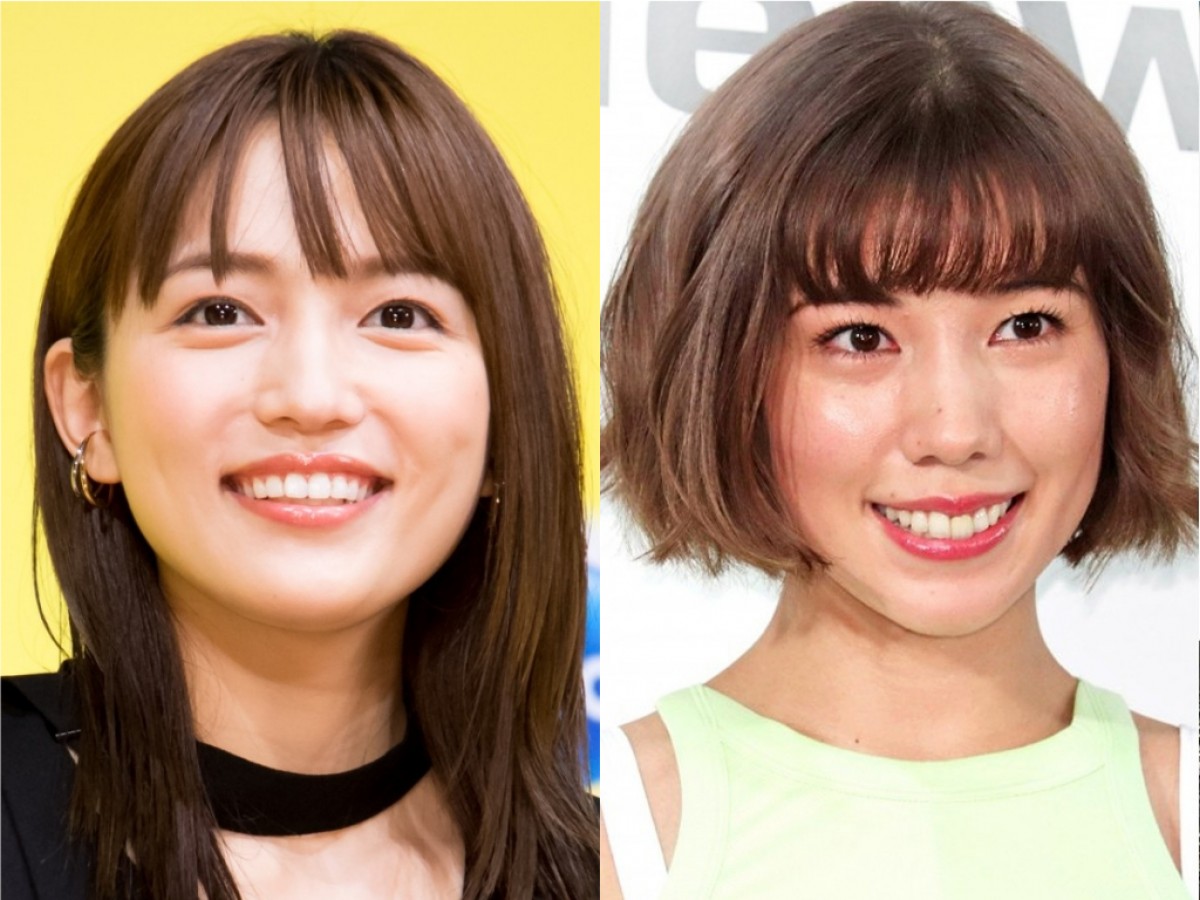 (左から)川口春奈、仲里依紗