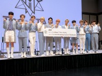 JO1 1stアルバム発売＆初のオンライン単独ライブ開催決定 概要発表＆取材会にて