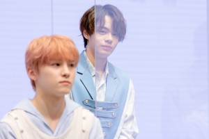 JO1 1stアルバム発売＆初のオンライン単独ライブ開催決定 概要発表＆取材会に登場した鶴房汐恩