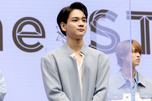 JO1 1stアルバム発売＆初のオンライン単独ライブ開催決定 概要発表＆取材会に登場した豆原一成