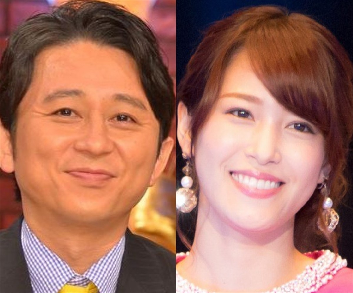 (左から)有吉弘行、鷲見玲奈