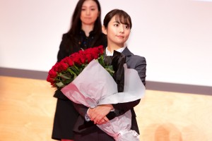 ドラマ『七人の秘書』制作発表記者会見に登場した木村文乃