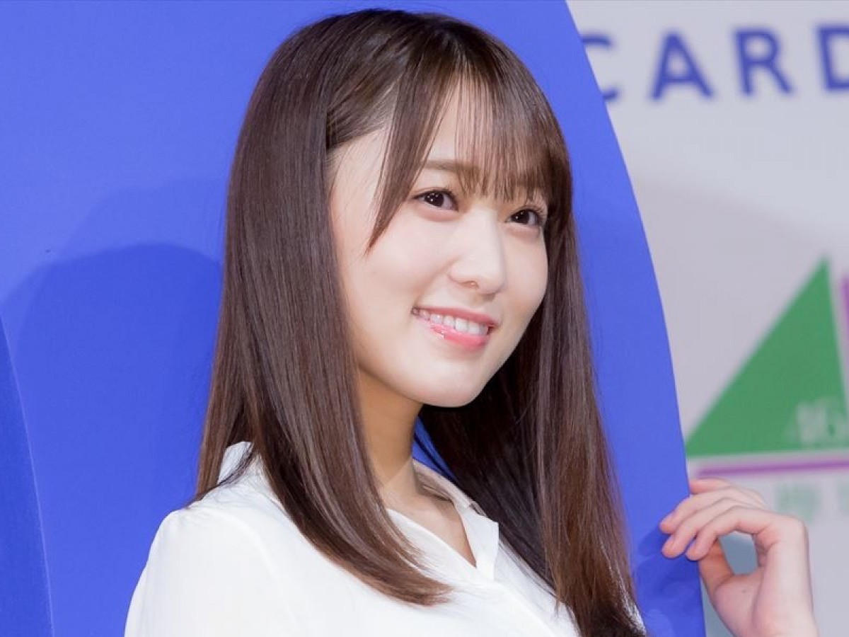 菅井友香（欅坂46当時、2019年撮影）