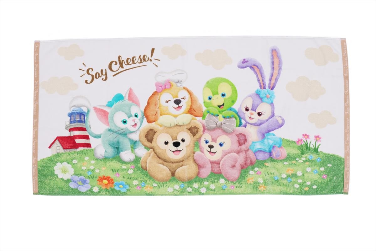 ダッフィ　6人そろったデザインのグッズ