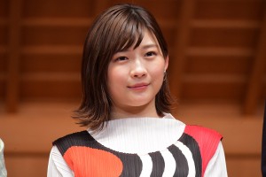 映画『十二単衣を着た悪魔』完成披露報告会に登場した伊藤沙莉