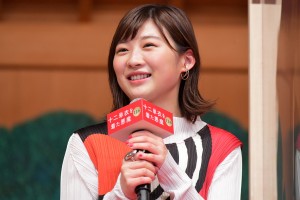 映画『十二単衣を着た悪魔』完成披露報告会に登場した伊藤沙莉