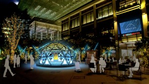 東京・日本橋に“体験型イルミネーション”登場へ！　願いが“本物の流れ星”に届く