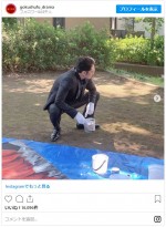 玉木宏、お手本のようなヤンキー座り　※ドラマ『極主夫道』公式インスタグラム