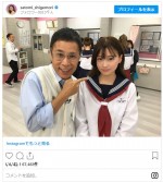 【写真】重盛さと美、セーラー服姿で“恩師”岡村隆史との2ショットに反響