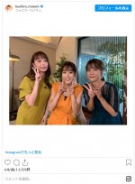 宇垣美里、鷲見玲奈、久代萌美　※「久代萌美（フジテレビ）」インスタグラム