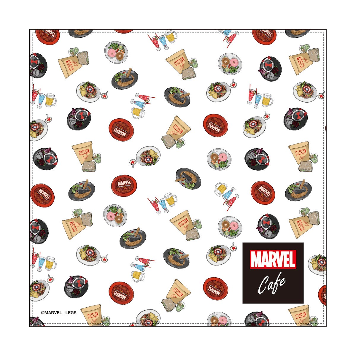 「MARVEL」cafe produced by OH MY CAFE　グッズ